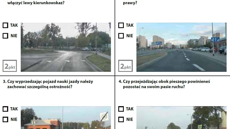 Egzamin teoretyczny na prawo jazdy - zestaw 3