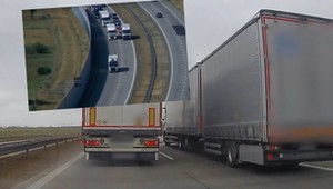 Łapanka na kierowców ciężarówek. Policja ma sposób, by pilnować zakazu wyprzedzania