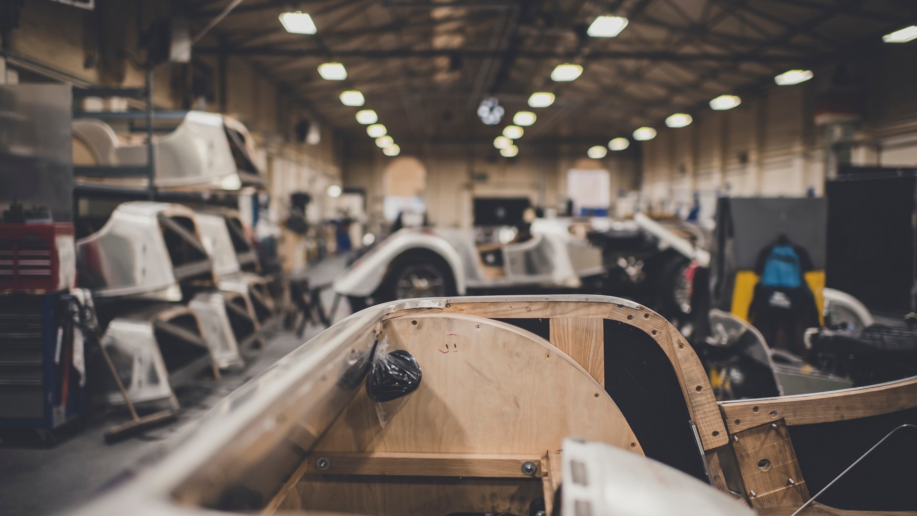 Drewniany szkielet nadwozia Morgana