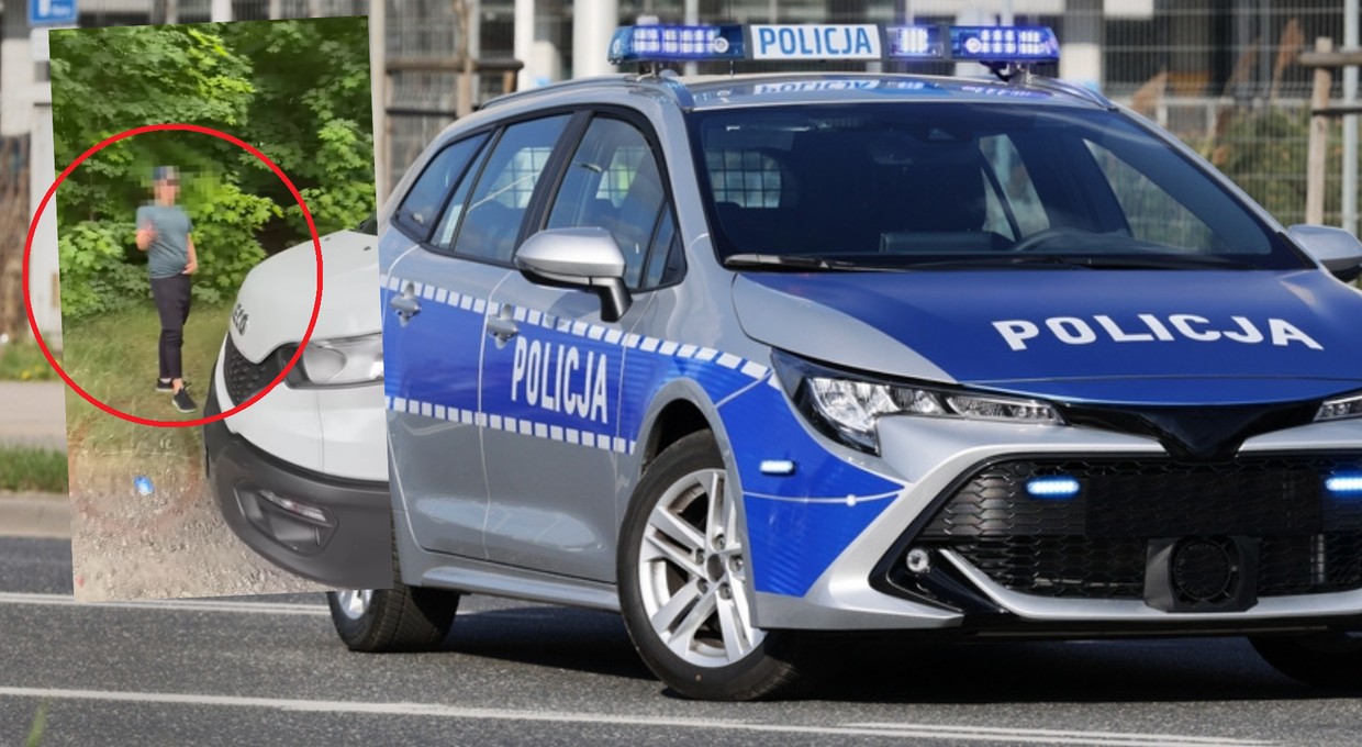 Obserwowali samochód jadący przed nimi. Musieli sięgnąć po telefon