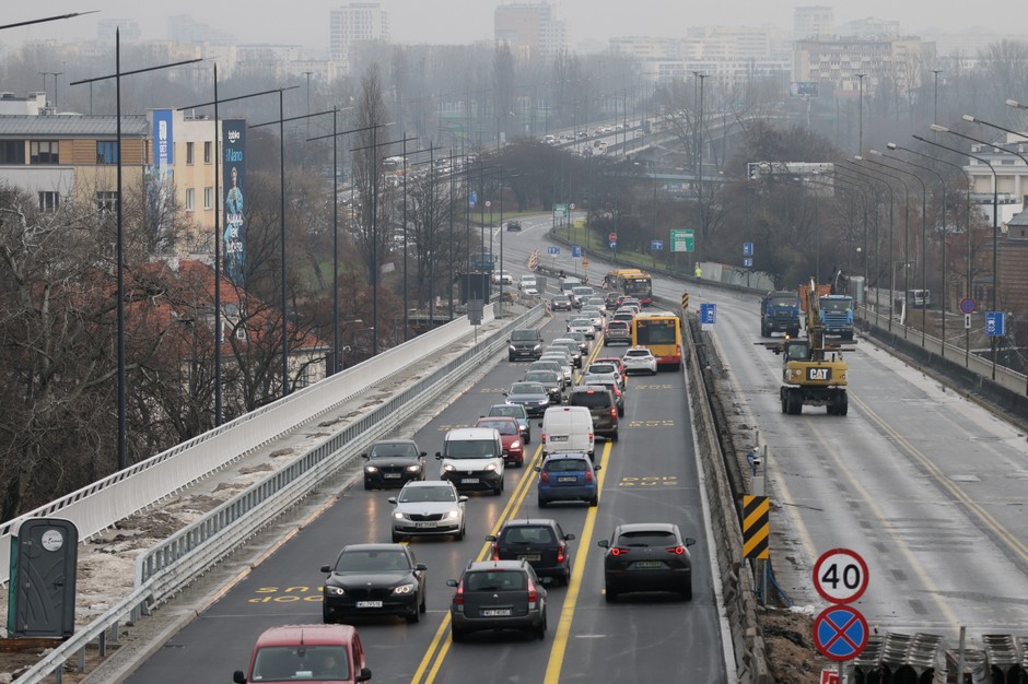 Nowy wiadukt Trasy Łazienkowskiej