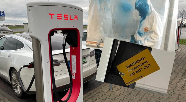 Uwaga, ciśnienie – nie tnij kabla! Tak Tesla walczy z plagą złomiarzy