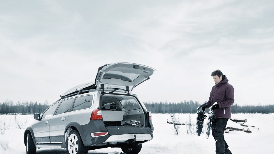 Volvo na kole podbiegunowym