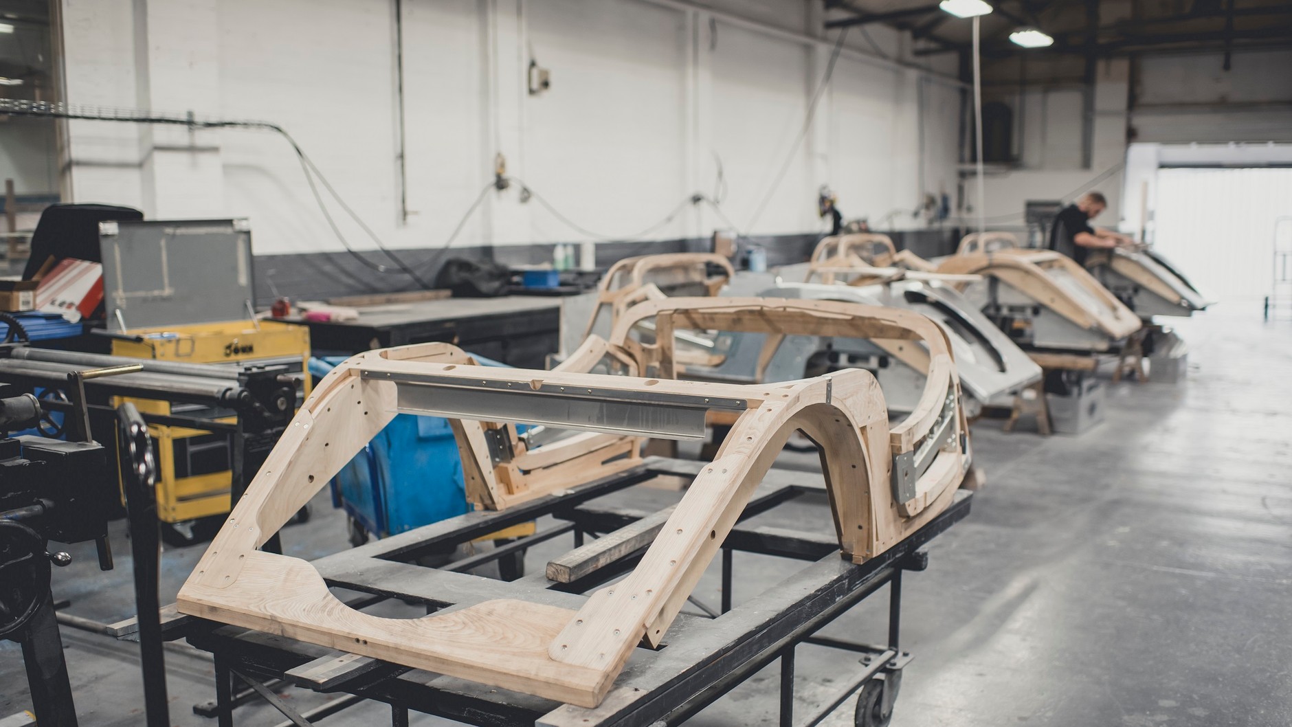 Drewniany szkielet nadwozia Morgana