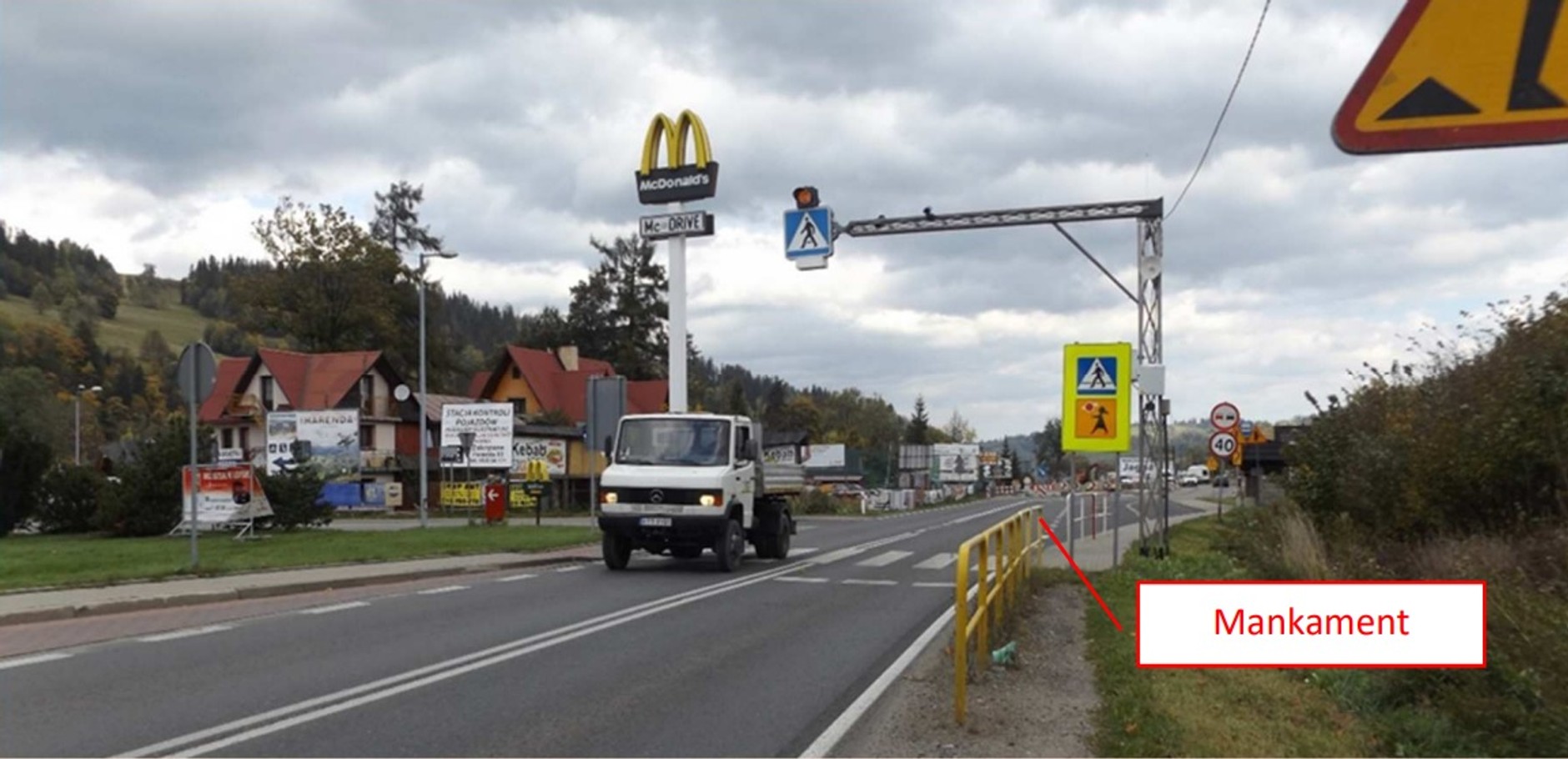 Przykłady błędów na przejściach dla pieszych