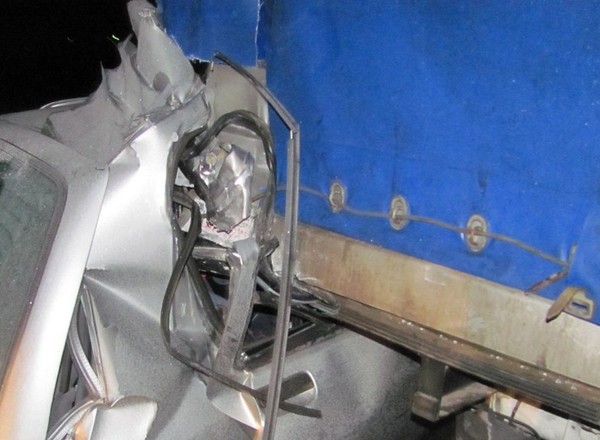 Szron na szybach przyczyną wypadku