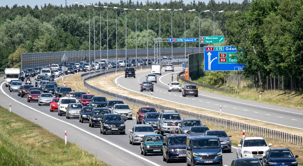 Autostrada A1 w Lubiczu Dolnym