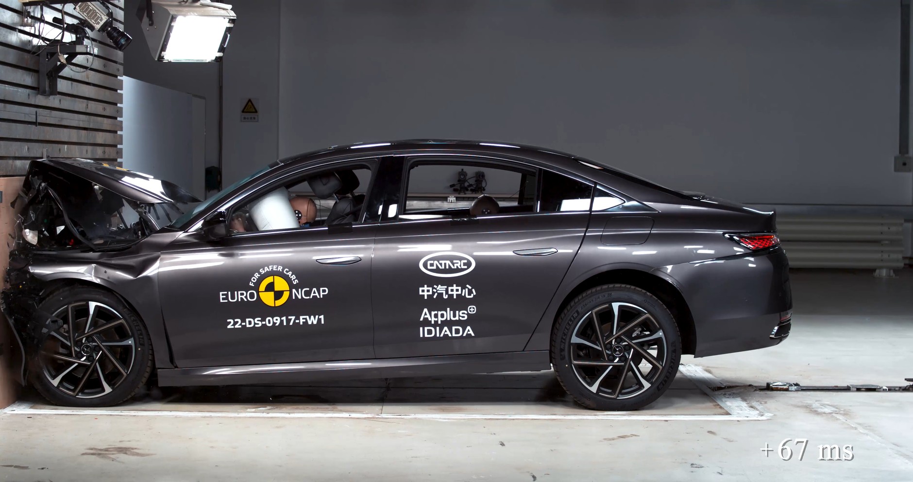 DS 9 w teście Euro NCAP