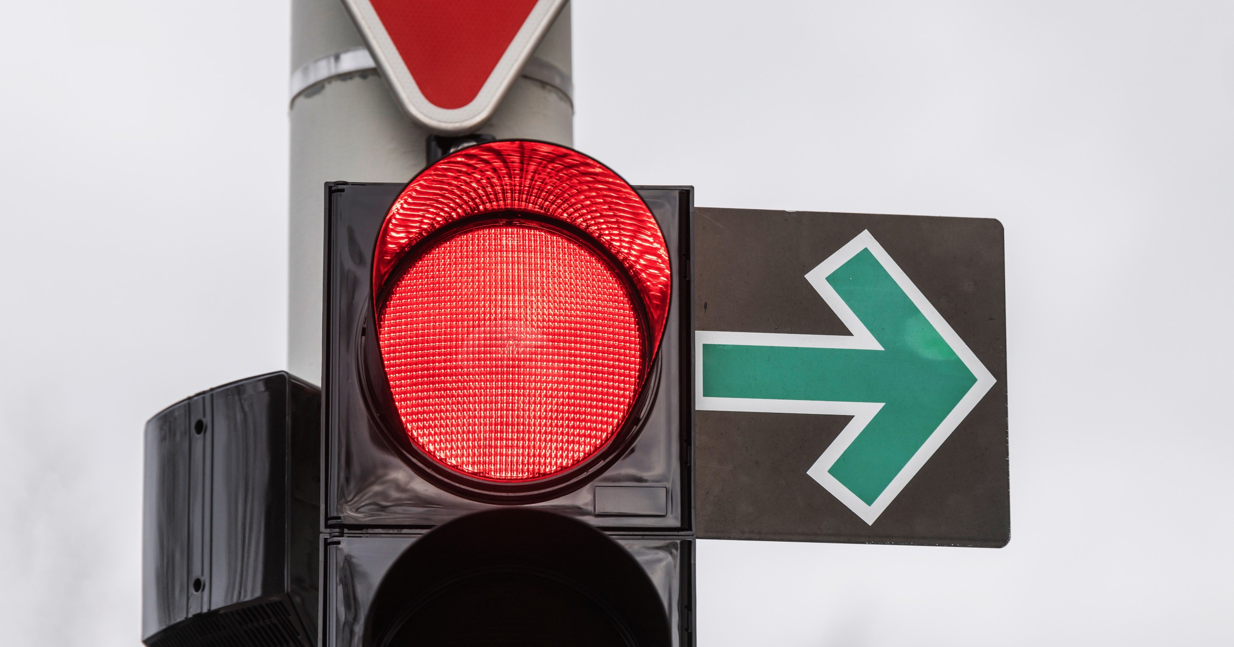 Niemiecka zielona strzałka