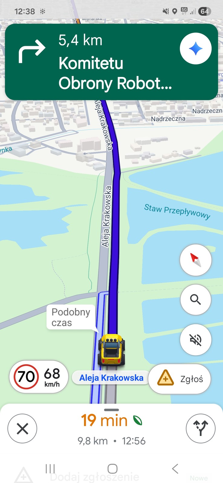 Gemini w Google Maps