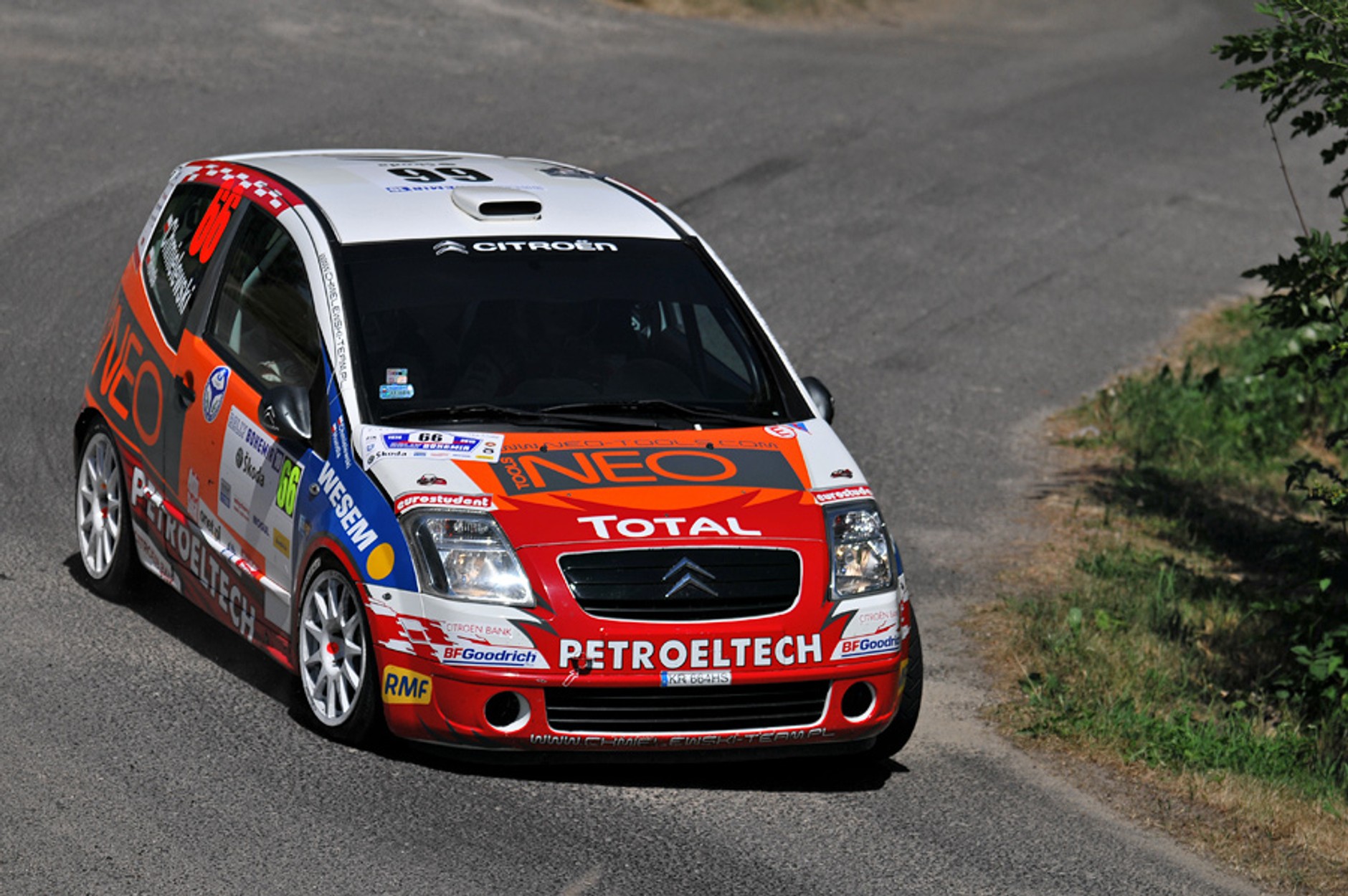 Rajd Bohemia 2010: duet Bębenków znów najlepszy w Citroën Racing Trophy