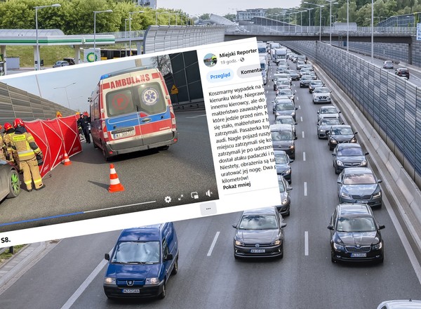 Wysiadła, aby pomóc choremu, wtedy doszło do tragedii. "Nie panował nad pojazdem" [WIDEO]
