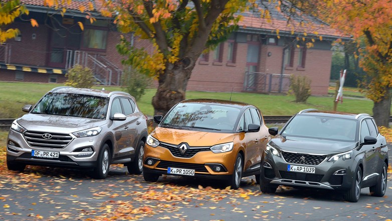 Hyundai Tucson kontra Peugeot 3008 i Renault Scenic - który model będzie najlepszym wyborem?