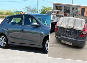 Obok tego samochodu wybuchł pocisk. Wywiózł ukraińską rodzinę z Mariupola