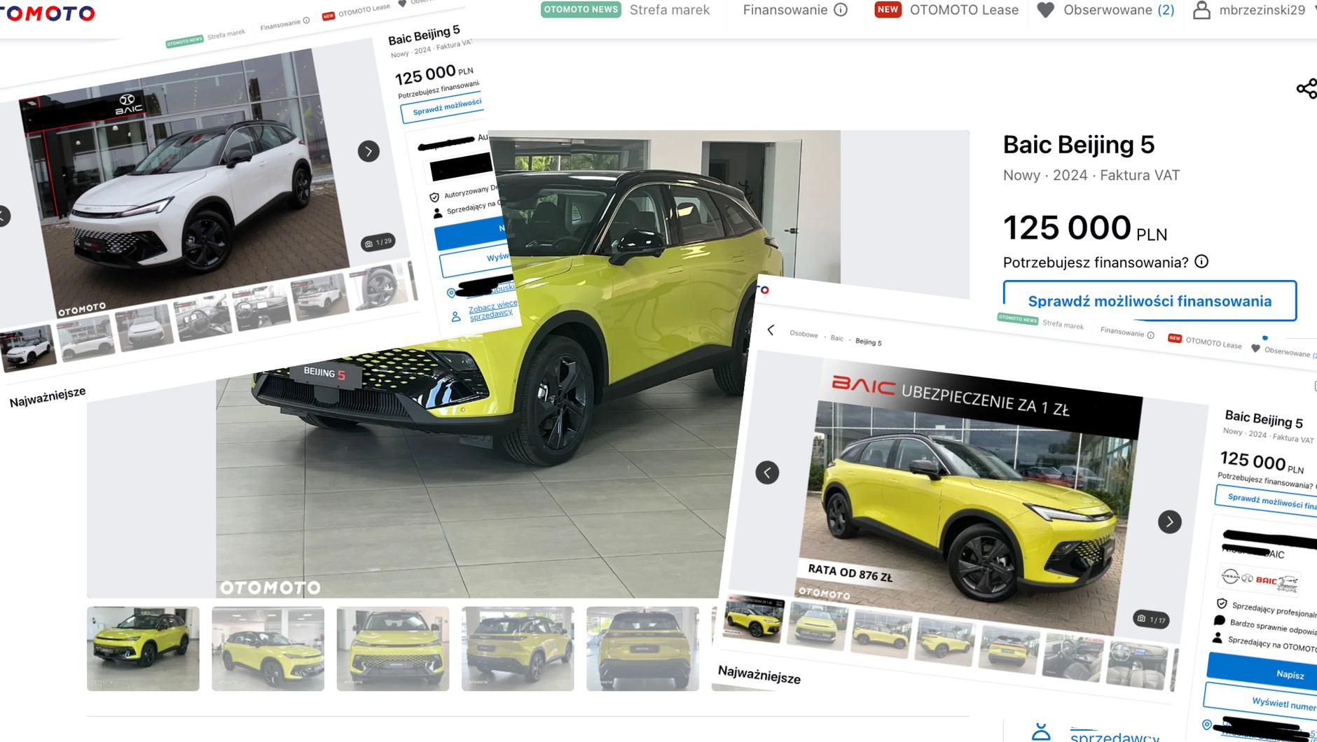 Kupując auto z 2024 r. zaoszczędzimy kilka tys. zł na cenie auta, a dodsatkowo dostaniemy ubezpieczenie za symboliczną złotówkę