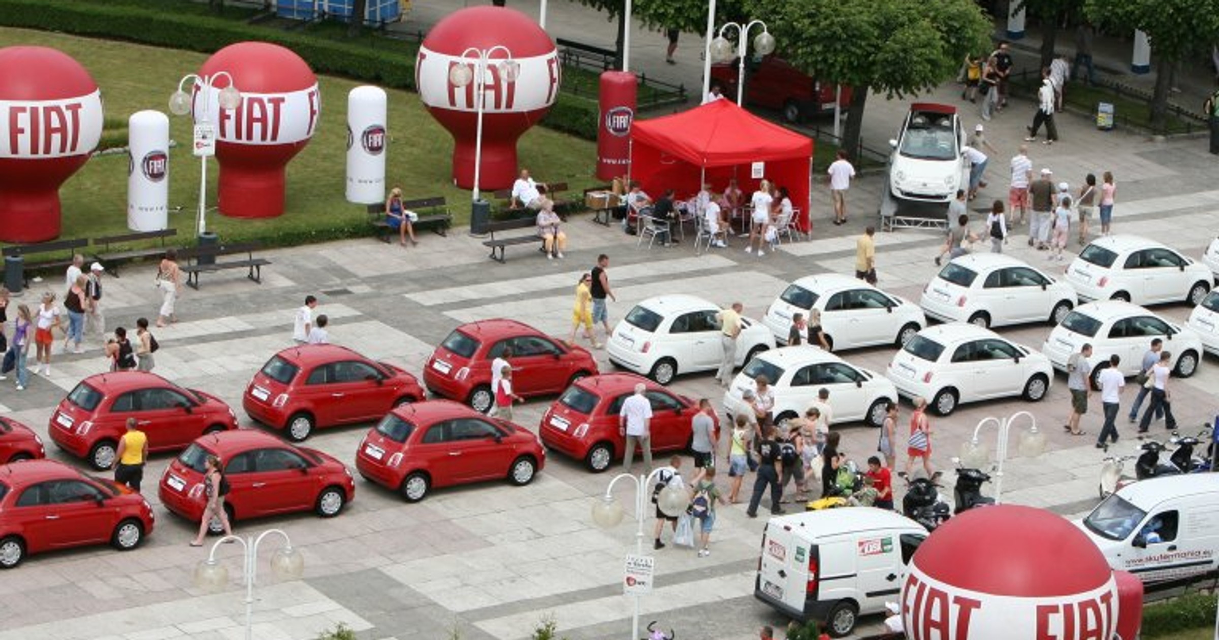 Fiat w peletonie 66. Tour de Pologne