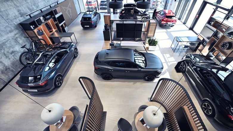 Salon samochodowy marki Cupra