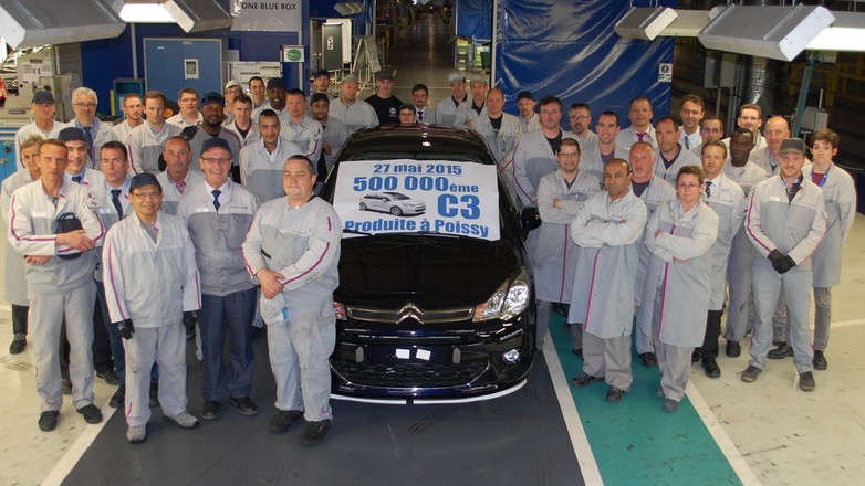 Jubileuszowy Citroën C3 z Poissy