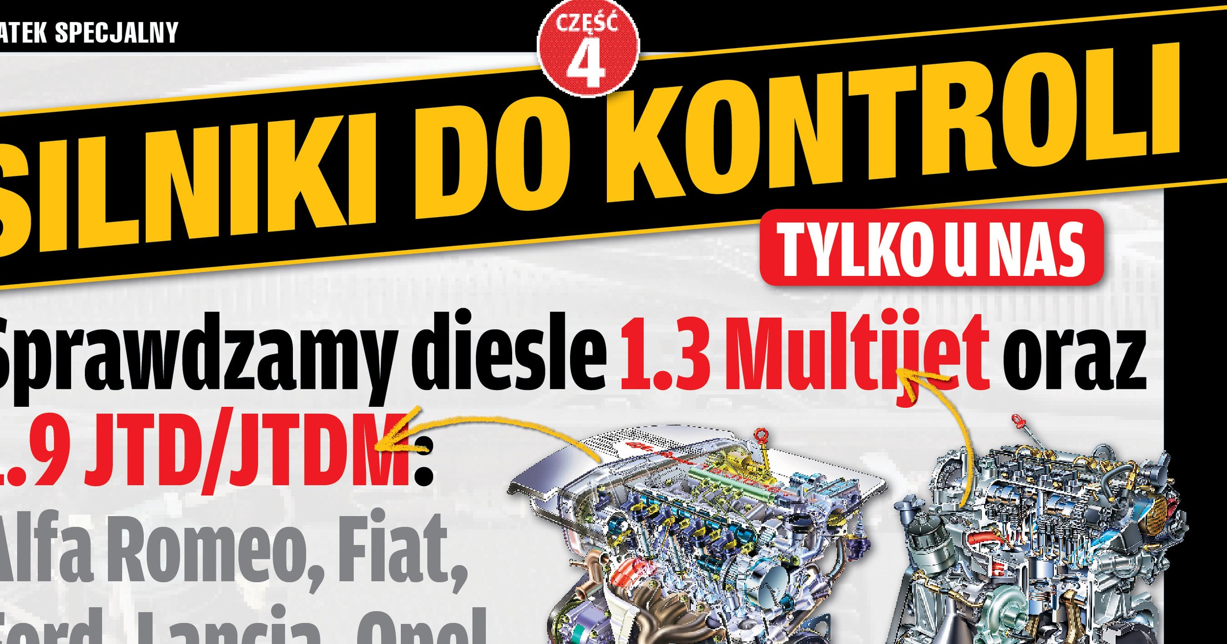 Silniki do kontroli! Sprawdzamy diesle 1.3 Multijet oraz 1.9 JTD/JTDM