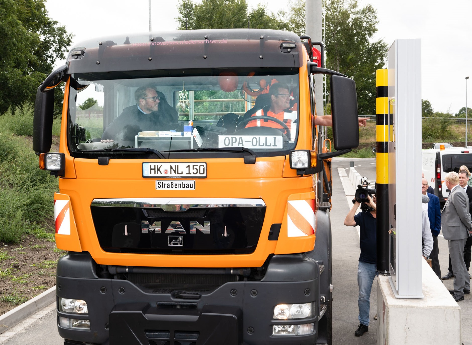 "Parkowanie kolumnowe" na niemieckim Autohofie