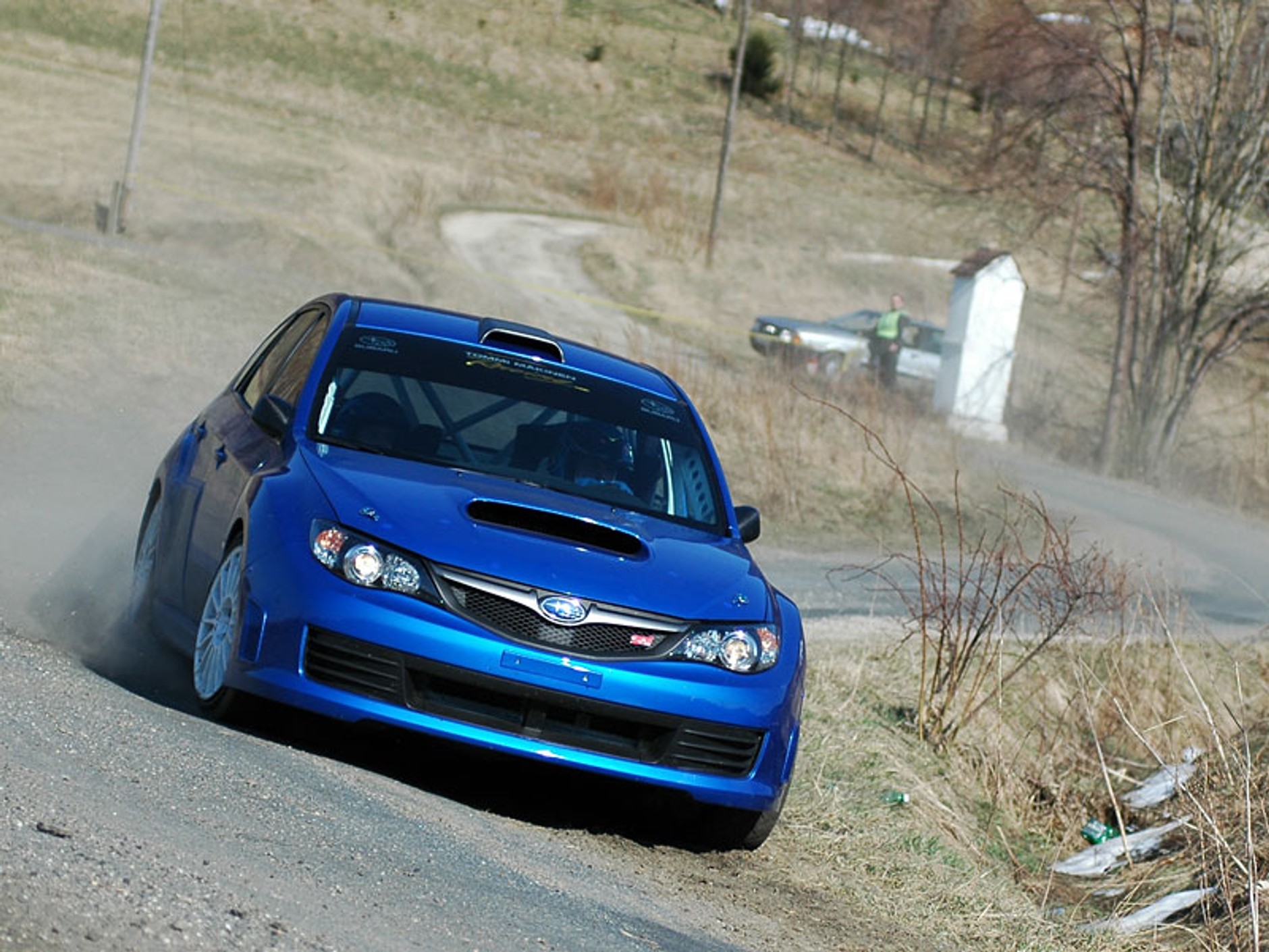 Rajdy: Leszek Kuzaj testował nową Imprezę N14 (fotogaleria)