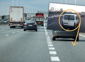 Szokujące nagranie z S8. Kierowca "zapomniał" jak używać pasa rozbiegowego [WIDEO]