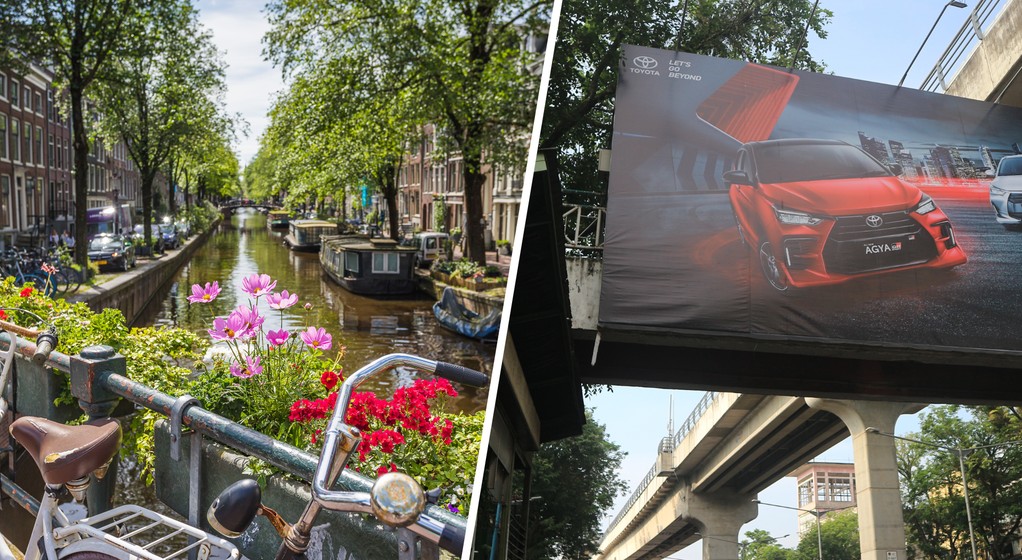 Amsterdam wprowadził zakaz reklamy samochodów spalinowych