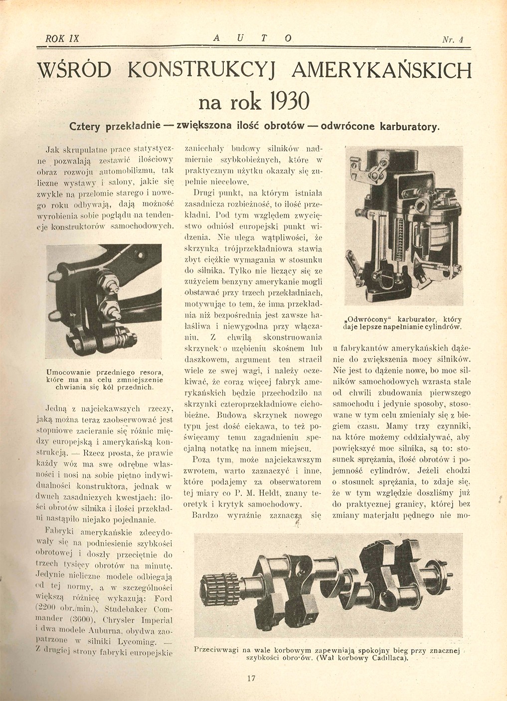 Samochody amerykańskie z lat 30.