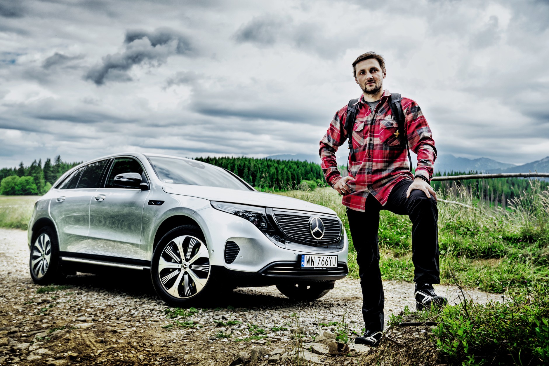 Andrzej Bargiel ambasadorem Mercedesa EQC