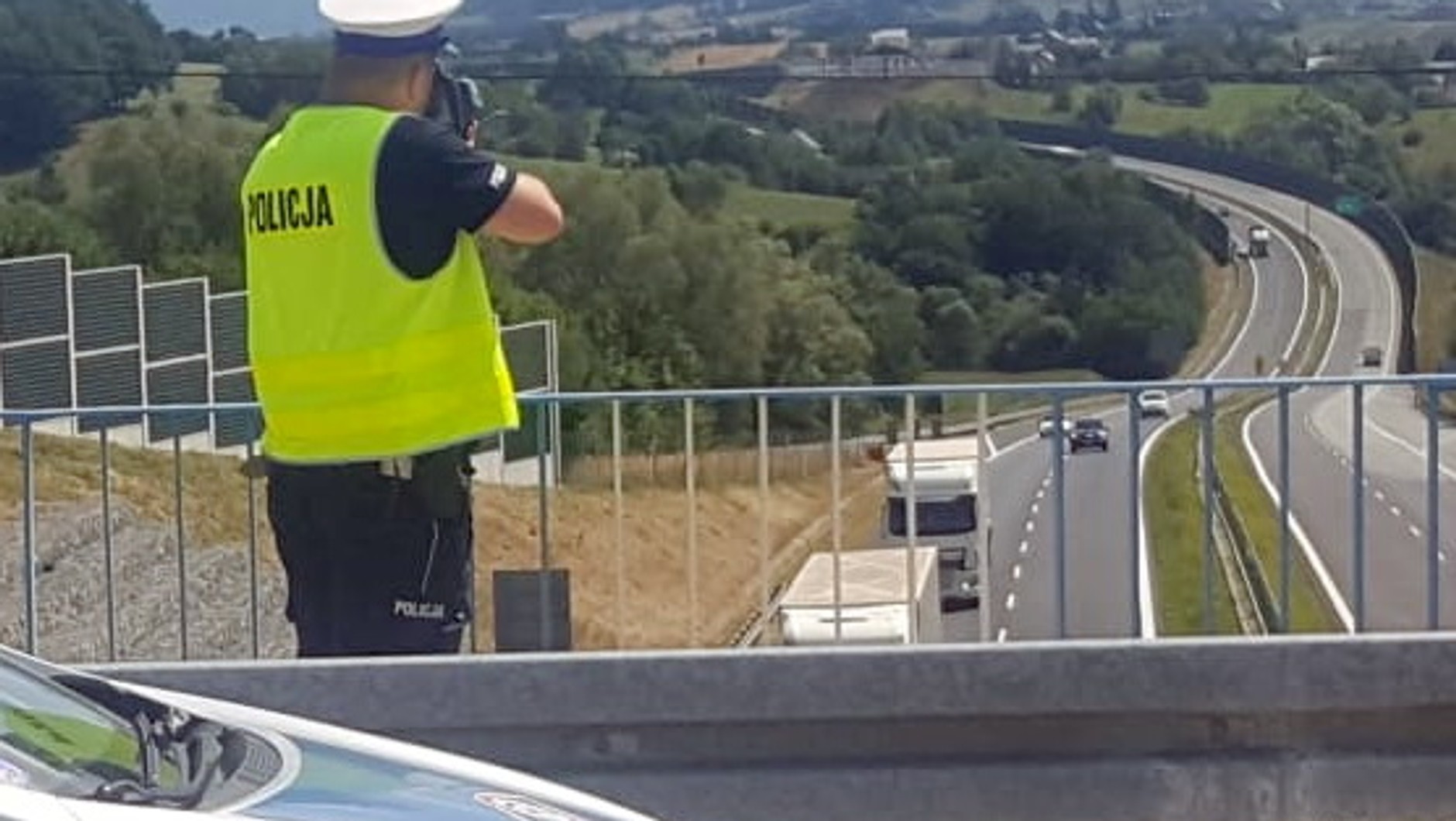 Policjanci przeprowadzili specjalną akcję. Ustawili się na ekspresówce