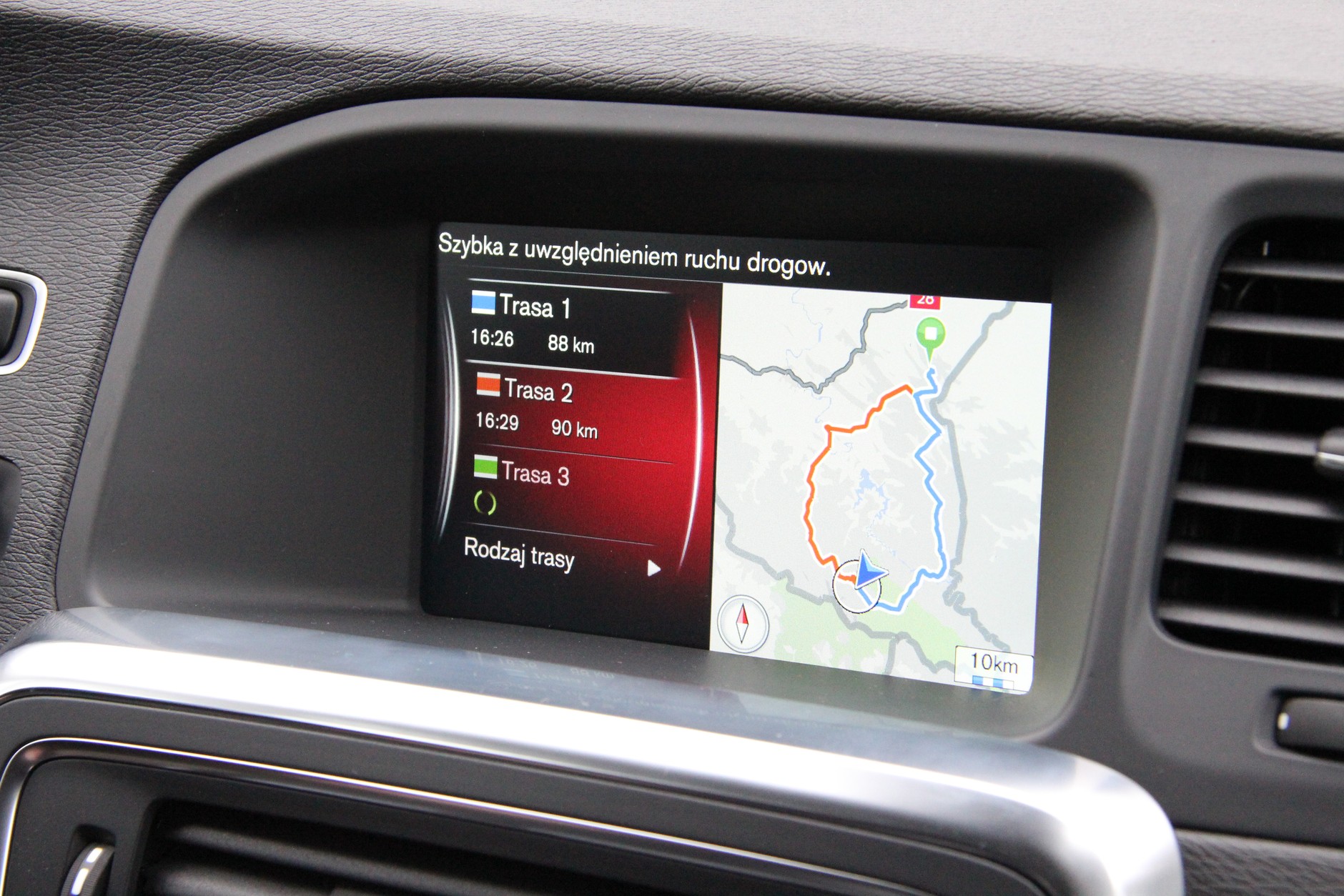 Volvo Sensus nawigacja