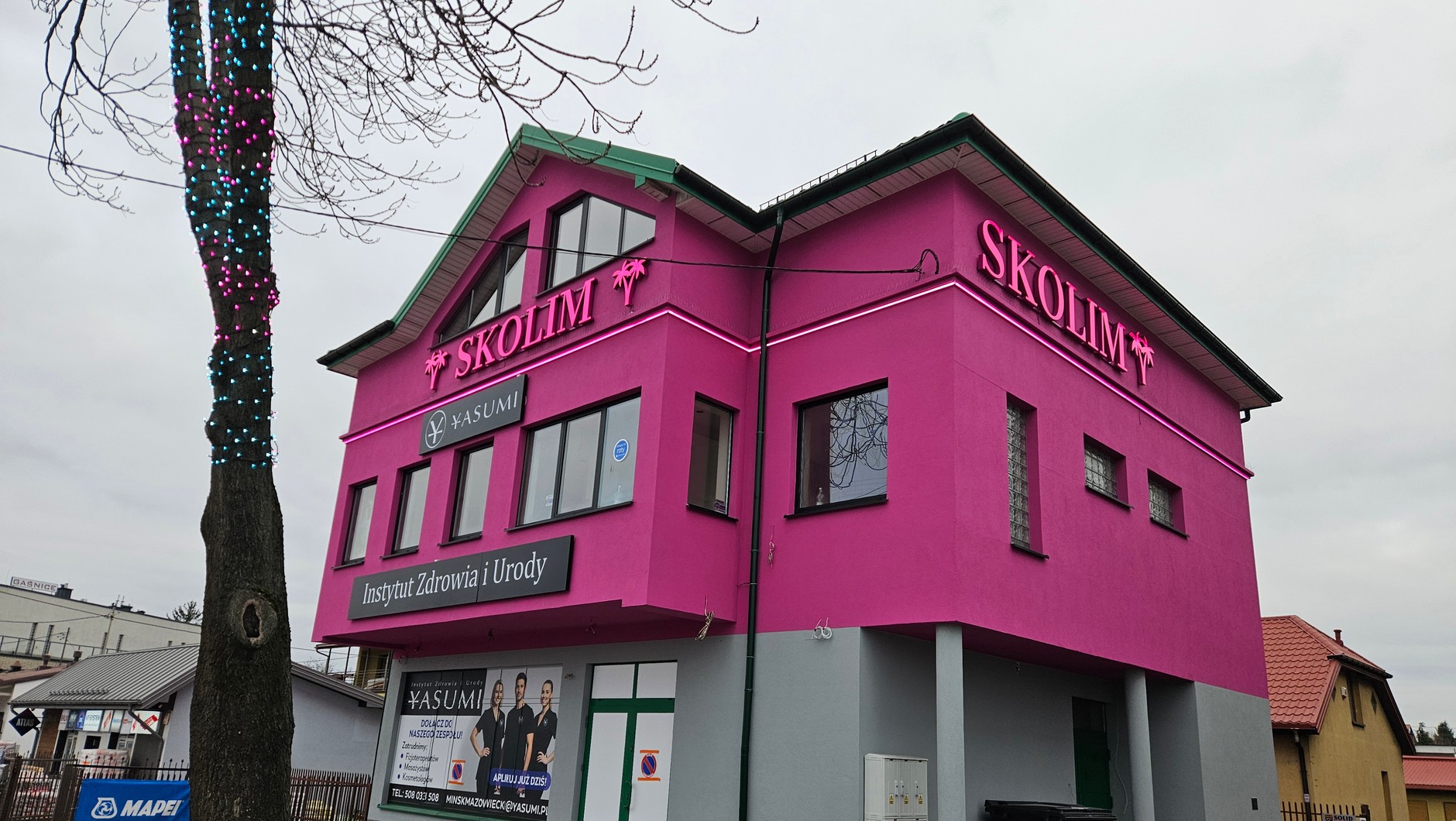 Lokal Skolima w Mińsku Mazowieckim. Niestety, tu zatankować&nbsp;się nie da.