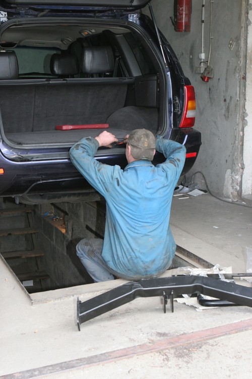 Już można jechać z przyczepą ...