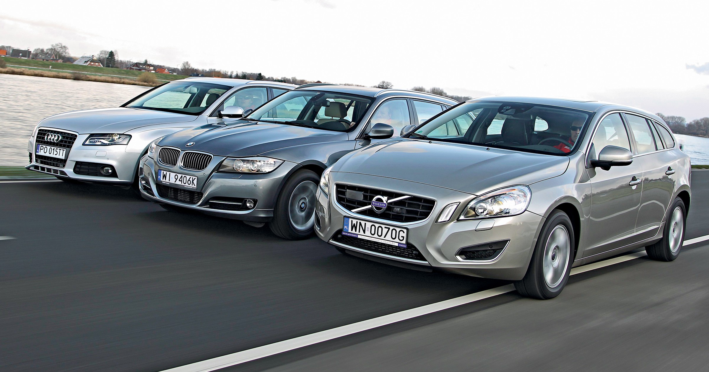 Porównanie kombi klasy średniej: Audi BMW Volvo