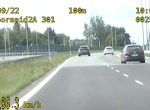 Jechał o ponad 100 km/h za szybko na S5. I tak może mówić o szczęściu [WIDEO]