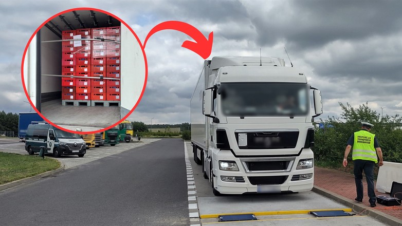 Kierowca przewoził mięso w zły sposób. Został ukarany 22 mandatami