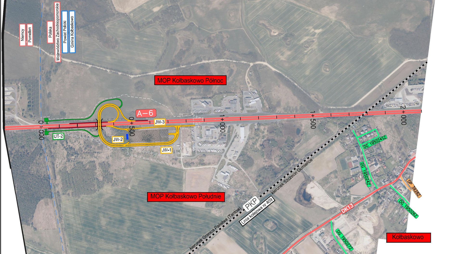 Nowe połączenie autostrady A6 i DK13