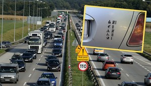 Policjantka zobaczyła upiorną naklejkę na samochodzie. Makabryczny przekaz
