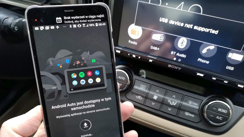 Konfiguracja Android Auto