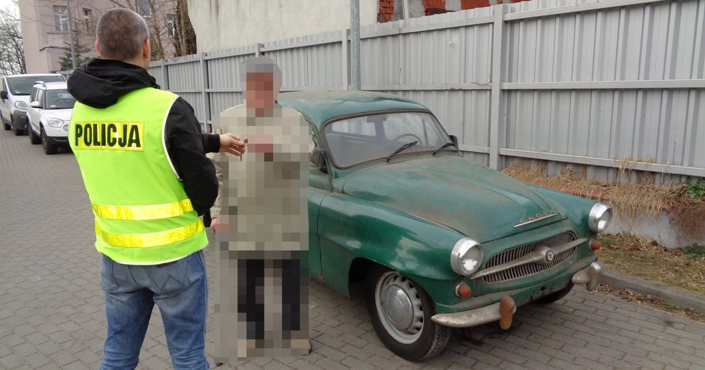 Skradziona w październiku Skoda Octavia wróciła do swojego właściciela