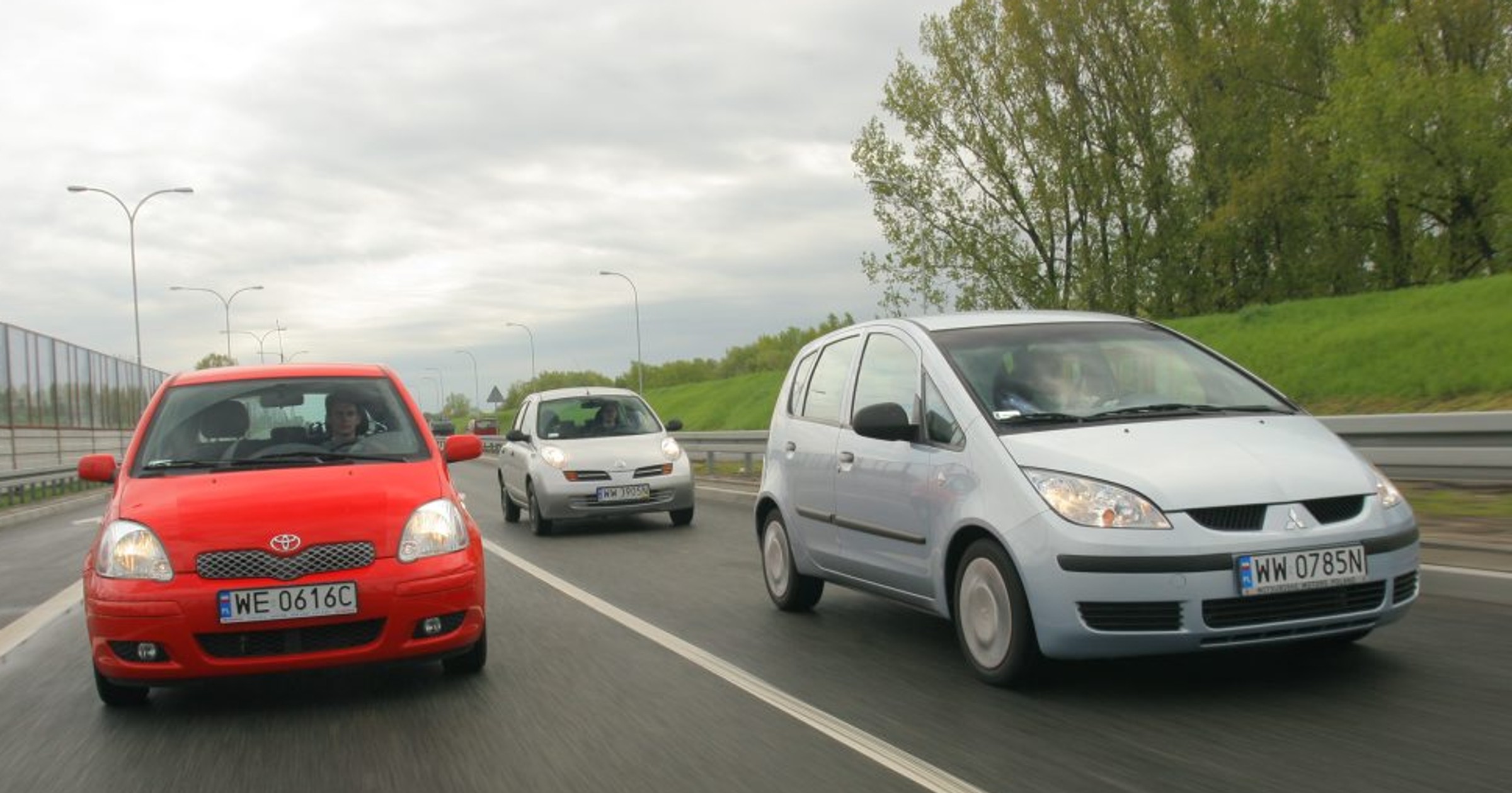 Mitsubishi Colt, Nissan Micra, Toyota Yaris