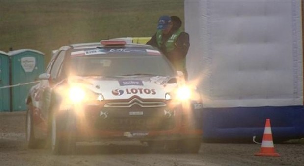 Kubica słabo rozpoczął Rajd Polski