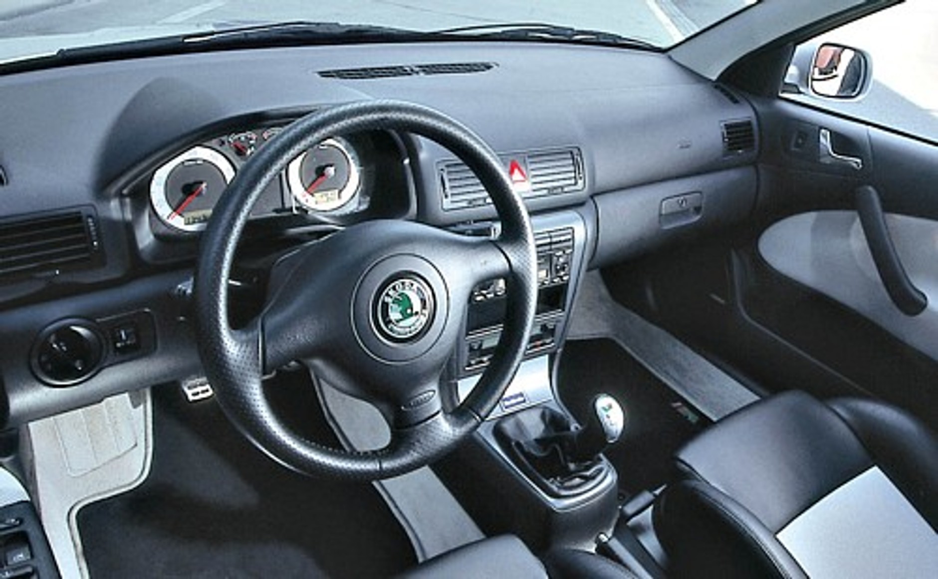 Rodzinna Skoda na torze