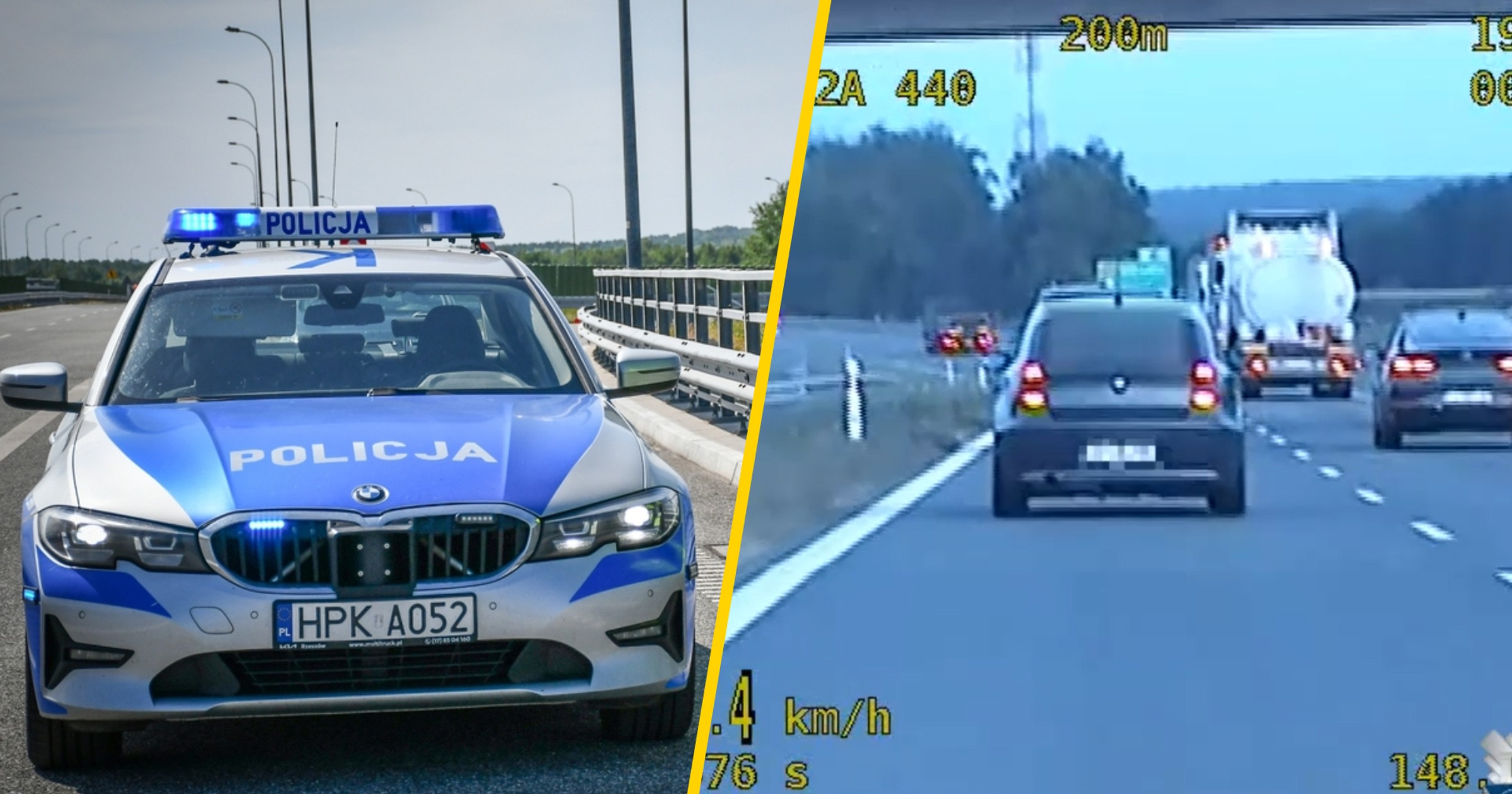 Pościg na S17. Za kierownicą BMW siedział pijany 16-latek