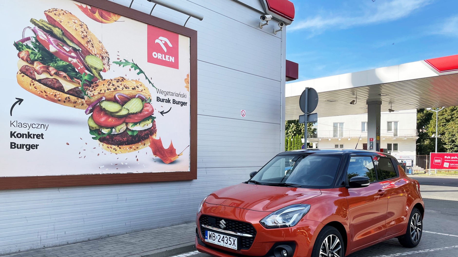 Kanapki na stacji Orlen