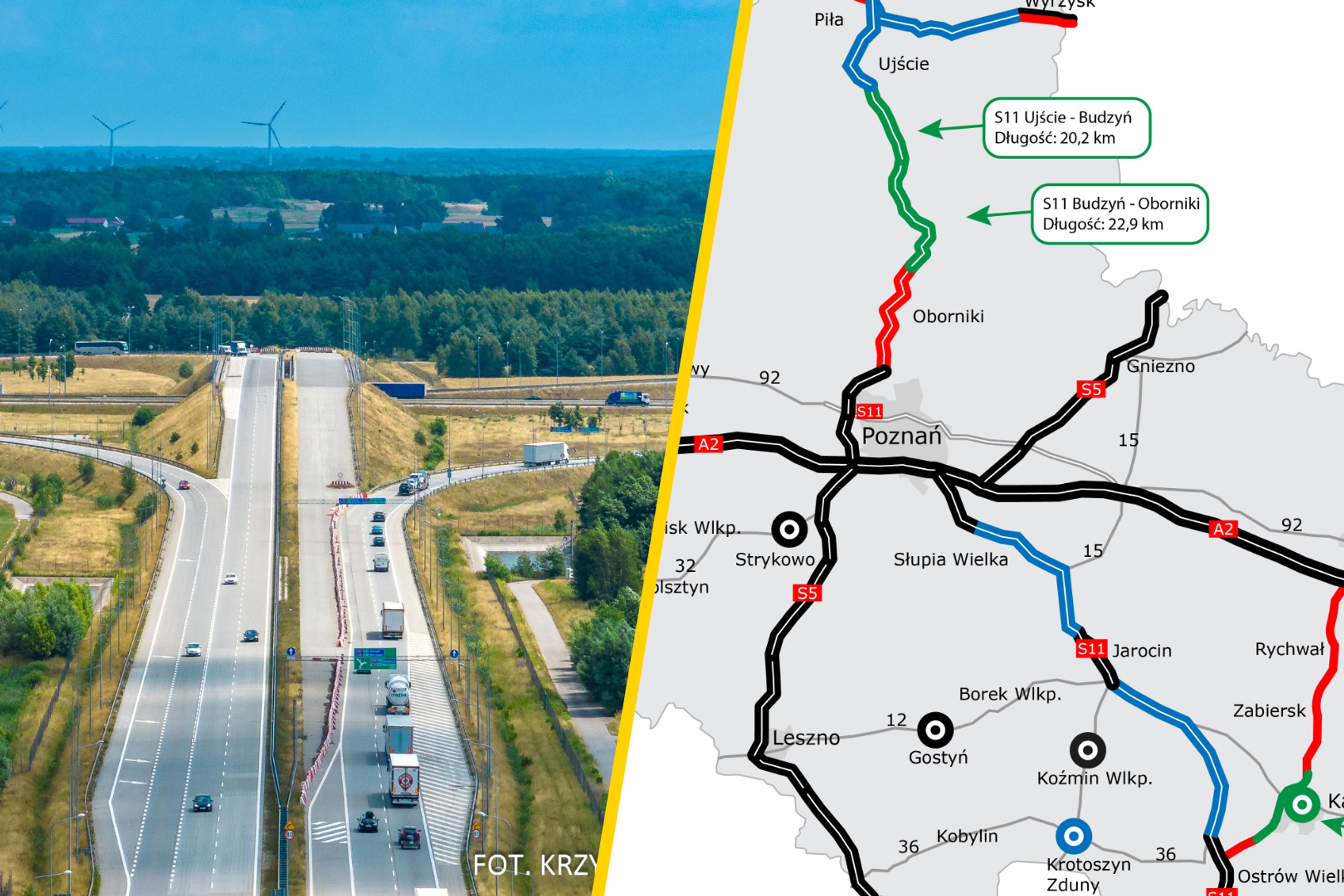 Lista GDDKiA dla zachodniej Polski. Ponad 400 km. Same konkrety i daty