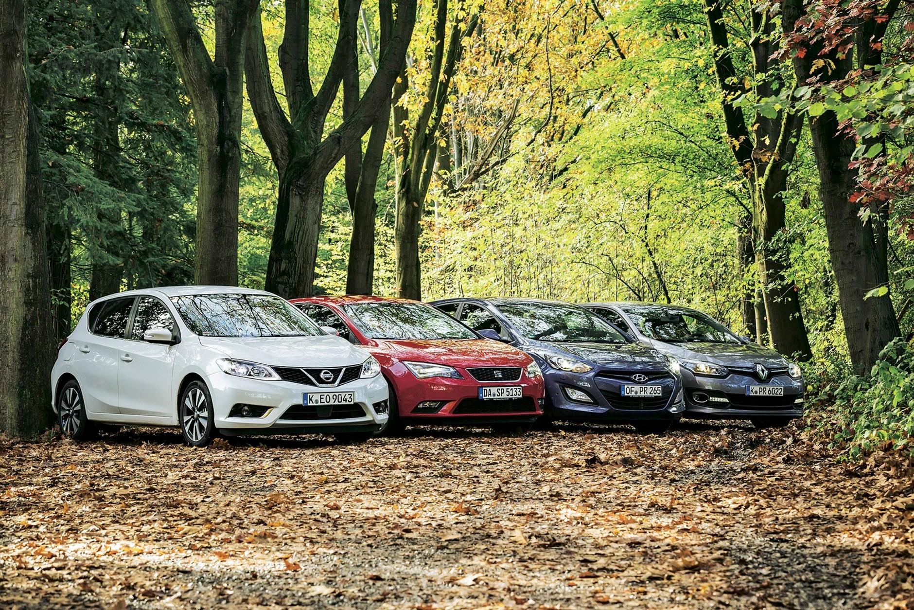 Nissan Pulsar kontra Hyundai i30, Renault Megane i Seat Leon