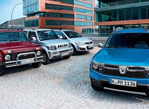 Dacia Duster kontra Łada Niva, Suzuki Jimny i Suzuki SX4: porównujemy najtańsze 4x4 na rynku