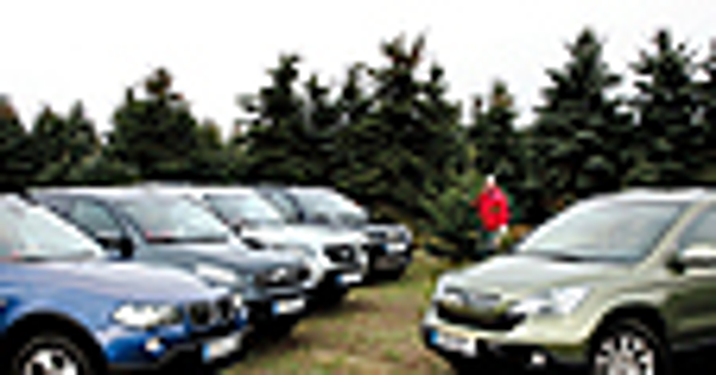 Chevrolet Captiva, Hyundai Santa Fe, Honda CR-V, Toyota RAV4, BMW X3 - Na ryby i na grzyby