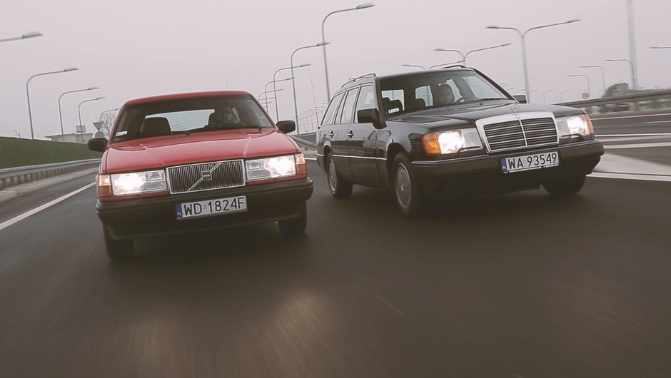 Mercedes S124 kontra Volvo 740 kombi